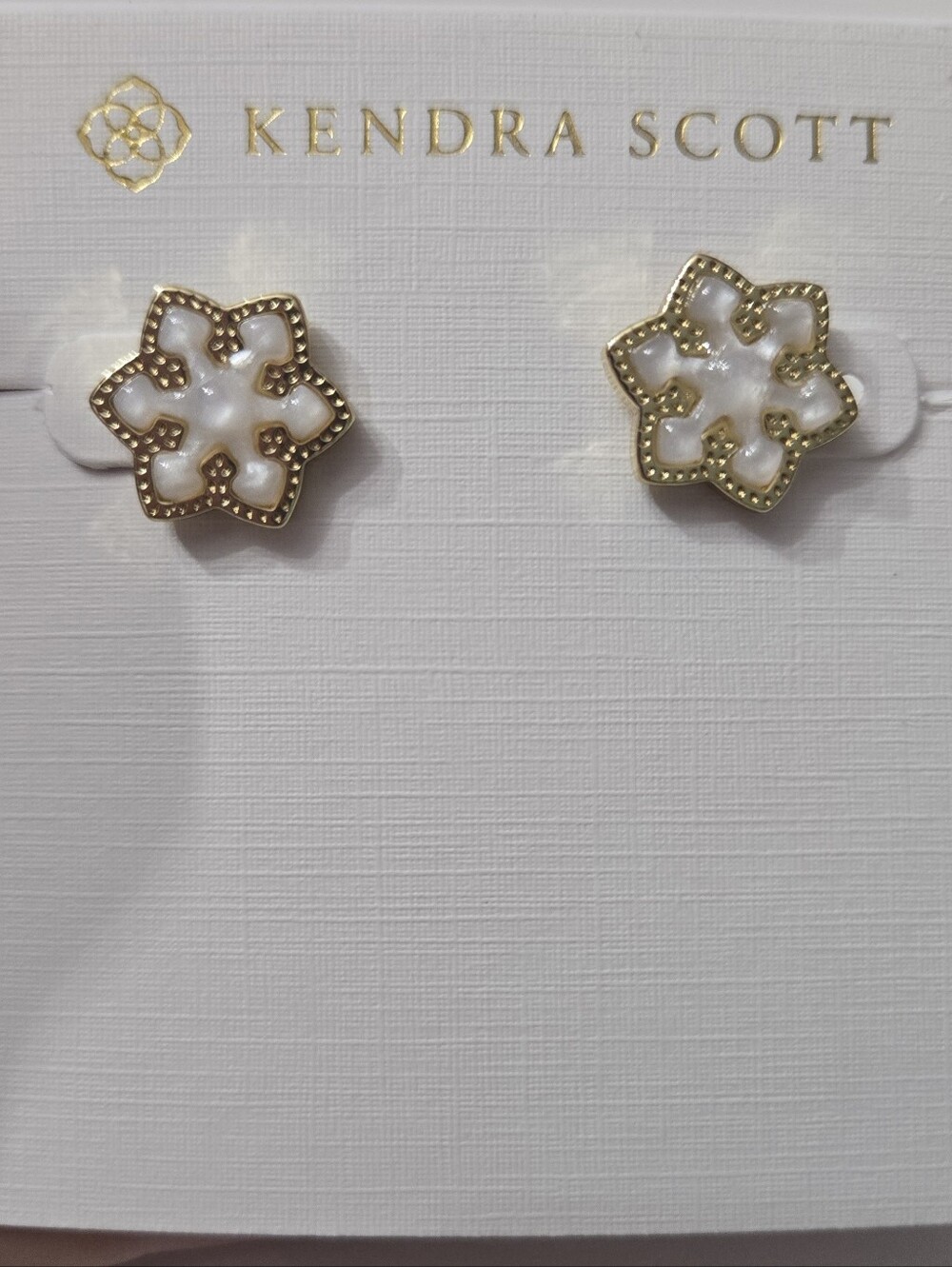 Kendra Scott Snowflake Stud Earrings